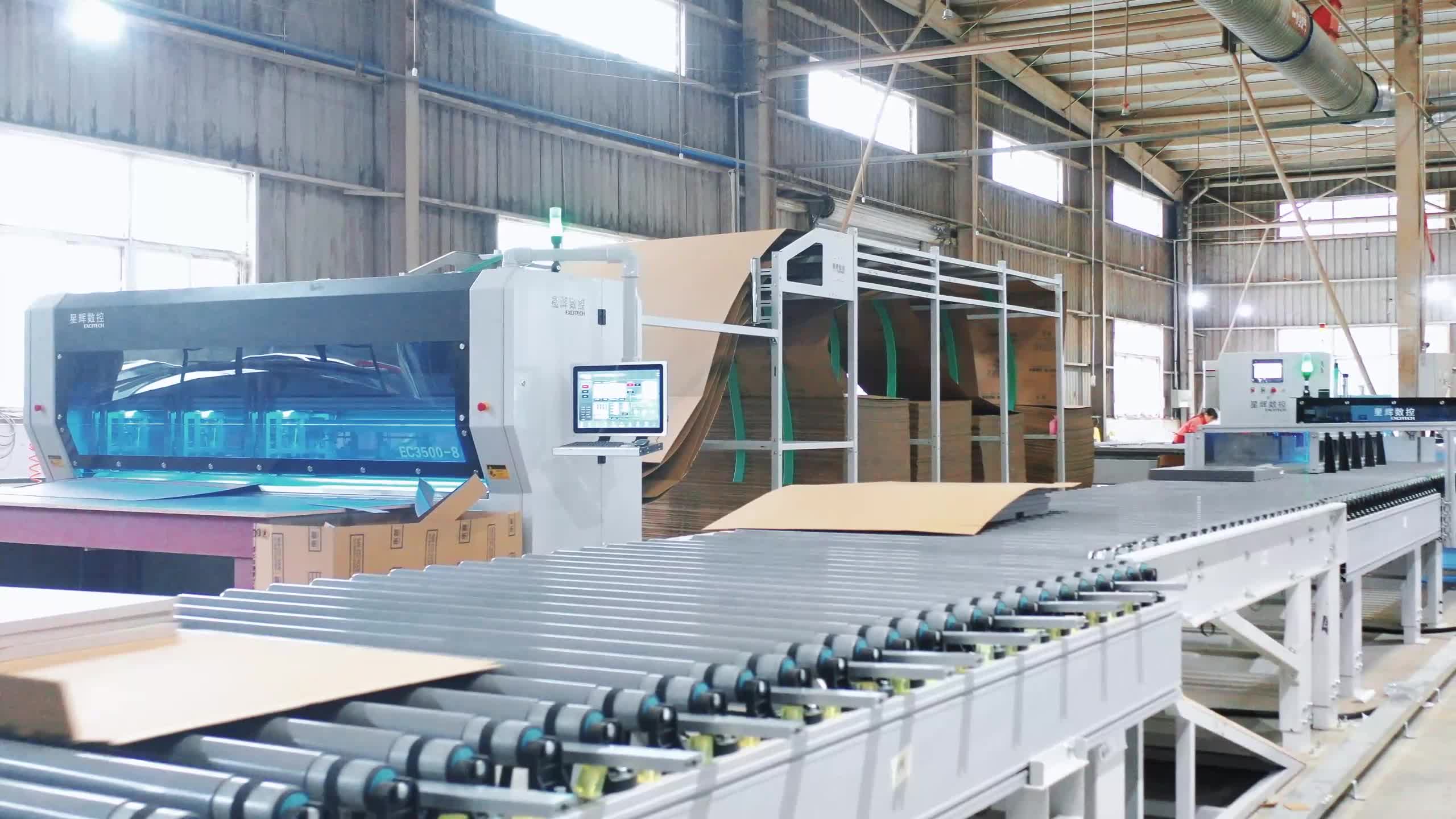 Ang pagbabahagi ng kaso ng Excitech CNC Sichuan Chengdu Impression Packaging Line Project.