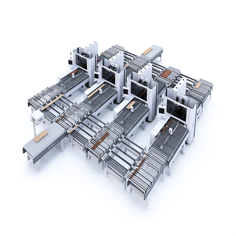 Door Panel Furniture Automated CNC Nesting Unit Line